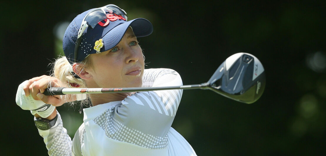 Nelly Korda beim Abschlag