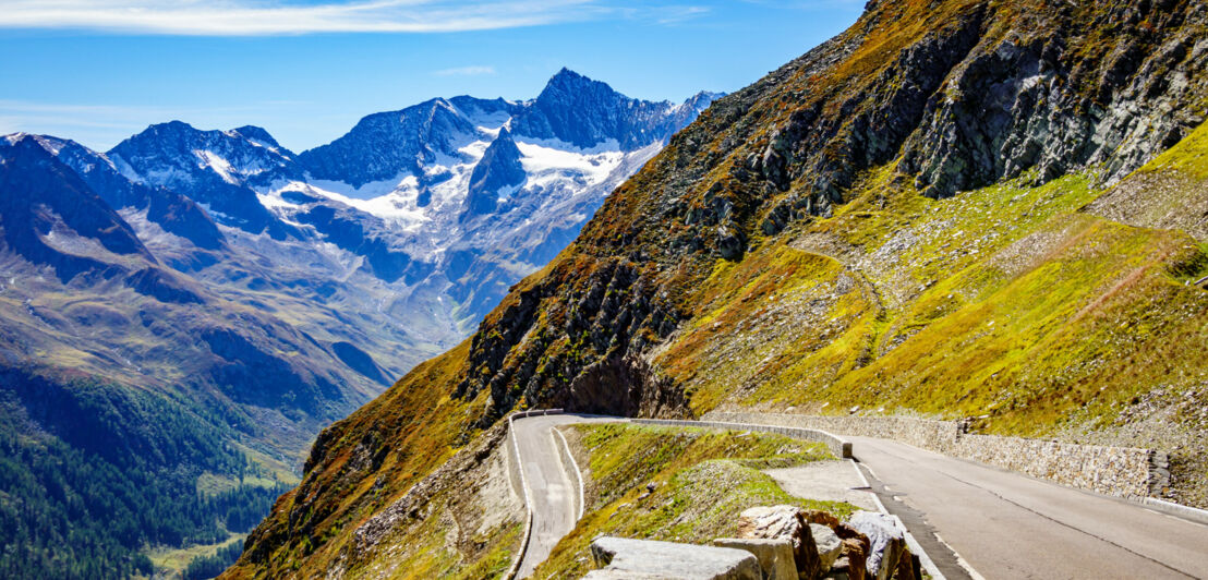 Das Timmelsjoch in Österreich.