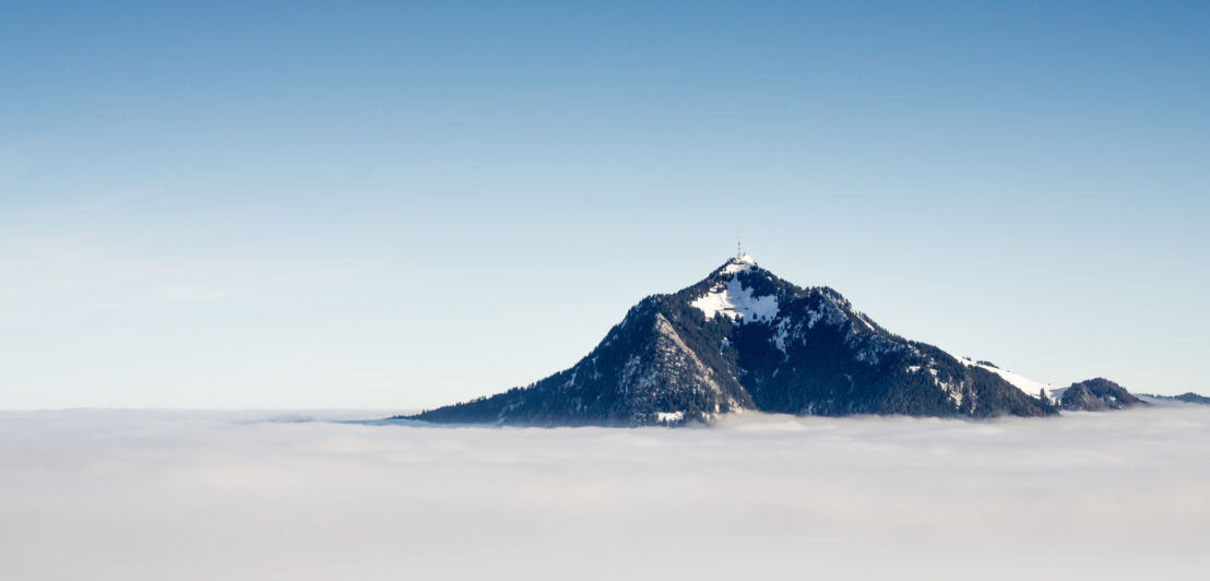 Blick auf den Gipfel des Grünten.