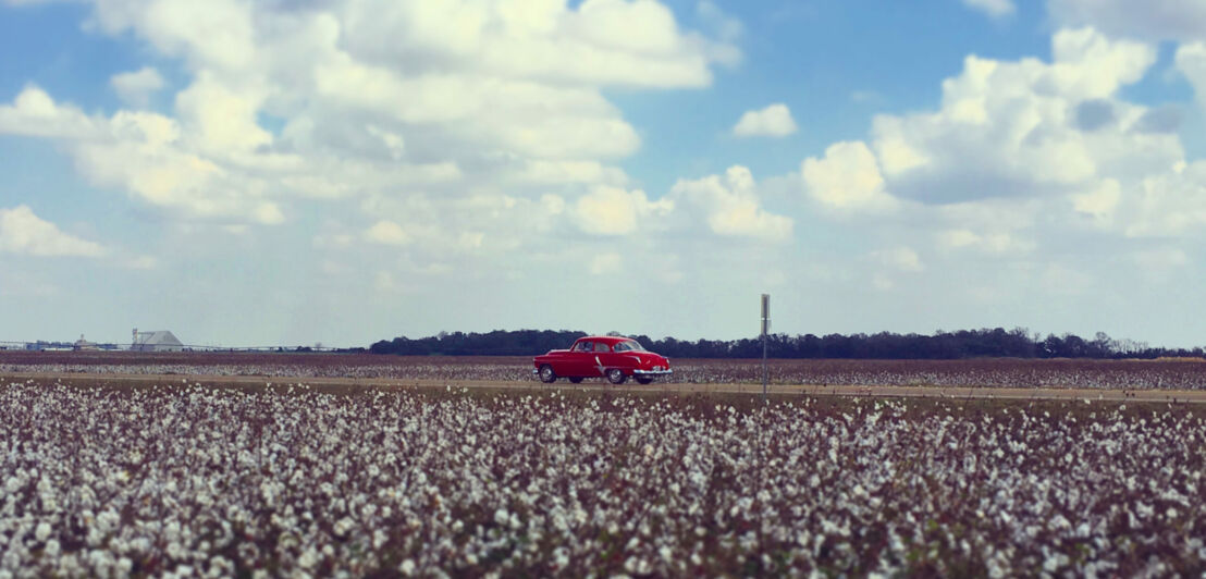 Ein Oldtimer auf der US 61 nahe Clarksdale