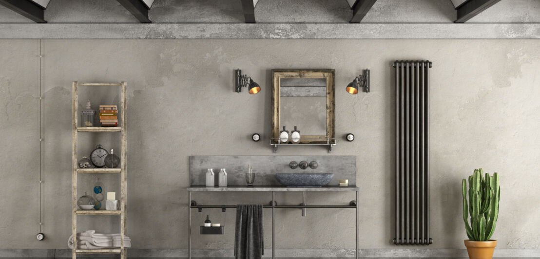 Badezimmer im Industrial Chic