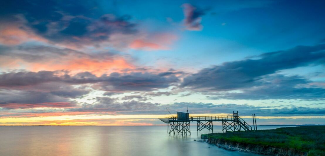 Sonnenuntergang am Atlantik.