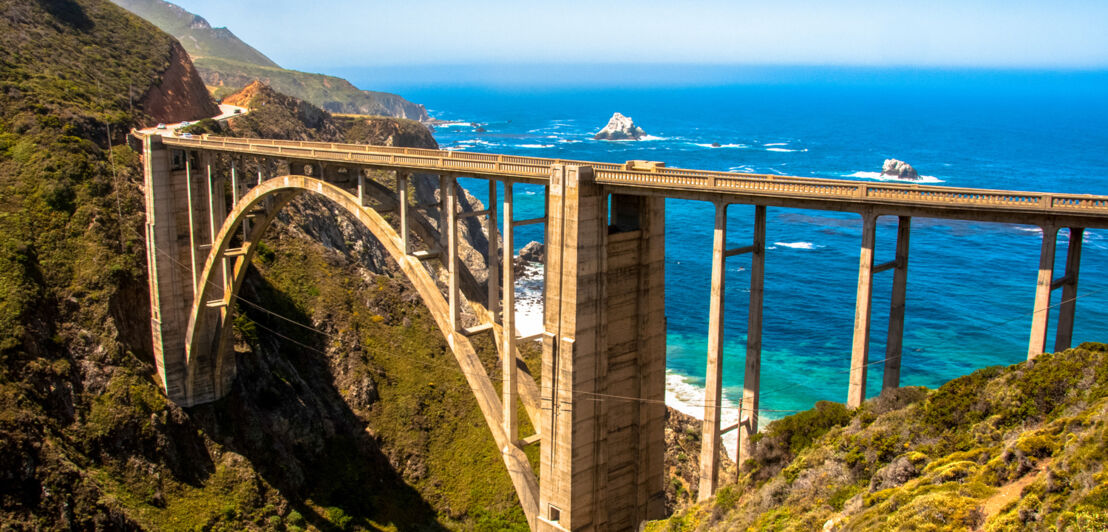 Die Brücke Bixby in Kalifornien.