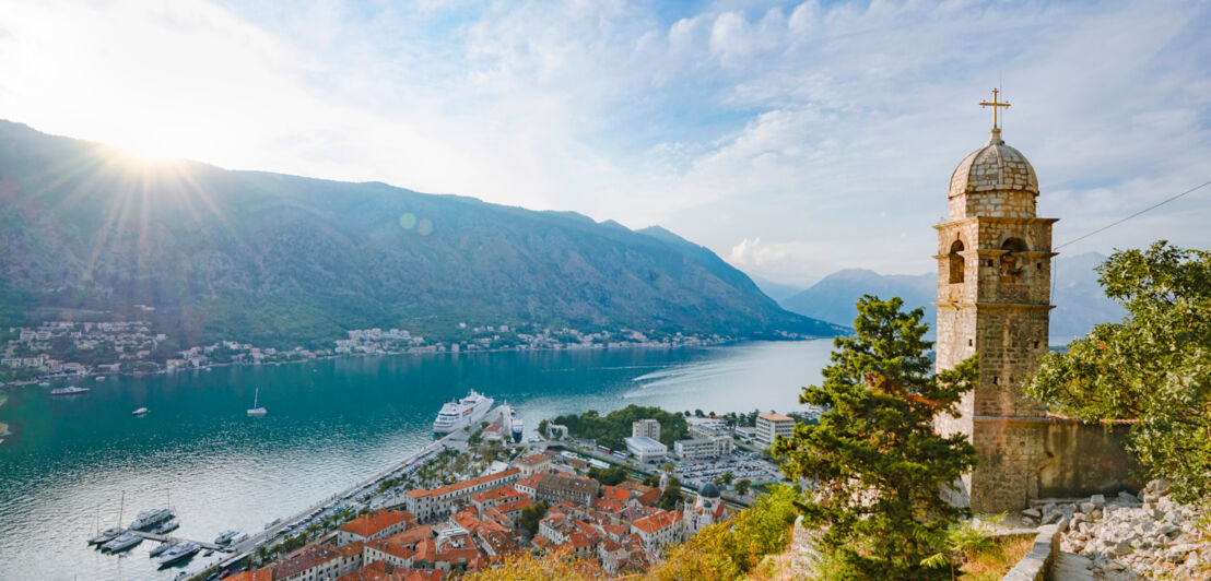 Die Bucht von Kotor in Montenegro