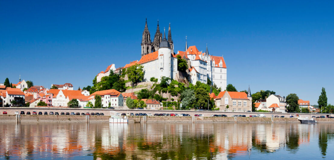 Blick auf die Albrechtsburg in Meißen