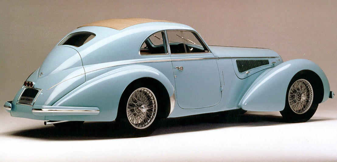 Seitenansicht eines Alfa Romeo 8C 2900 B Lungo von 1935