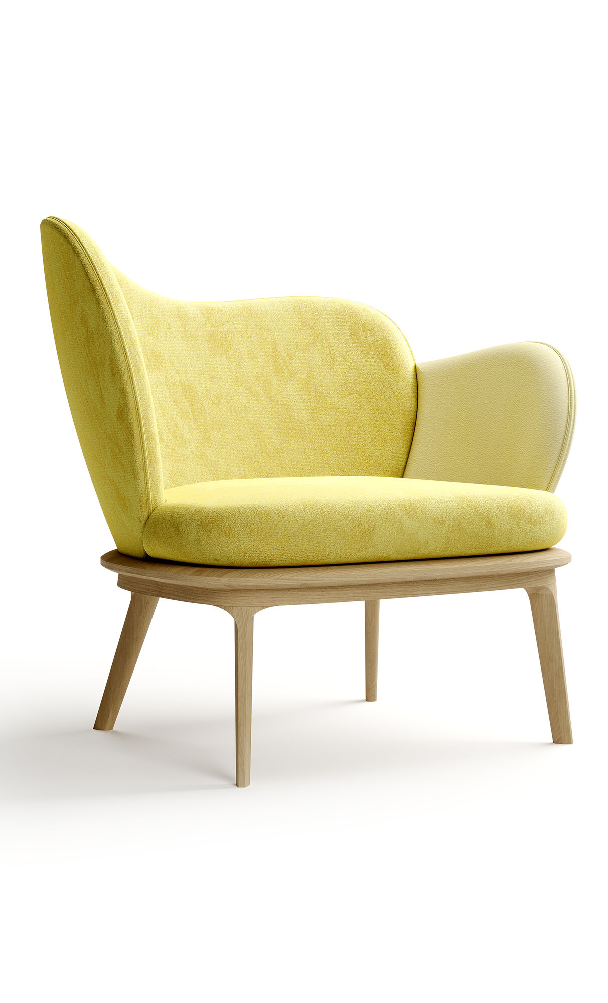 Der geschwungene Sessel „Jill Armchair“ von ARIANESKÉ