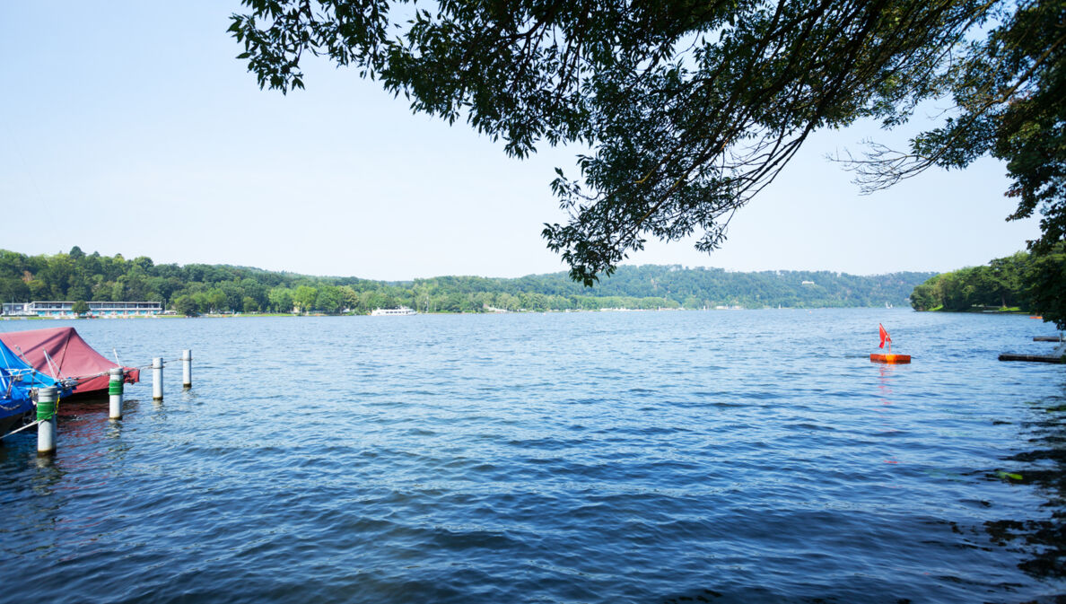 Blick auf den Baldeneysee bei Essen