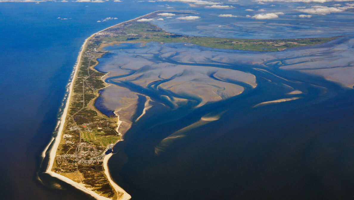 Luftbild von Sylt