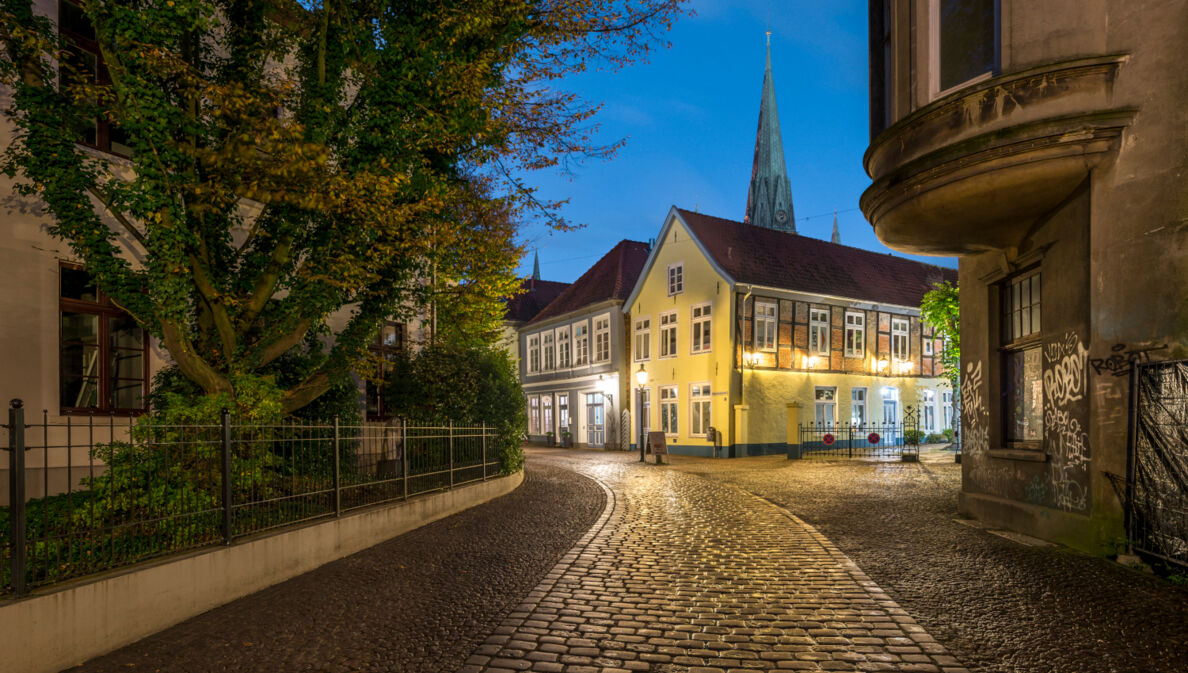 Oldenburger Altstadt am Abend