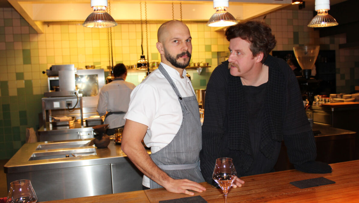 Küchenchef Micha Schäfer und Patron Billy Wagner vom Nobelhart und Schmutzig