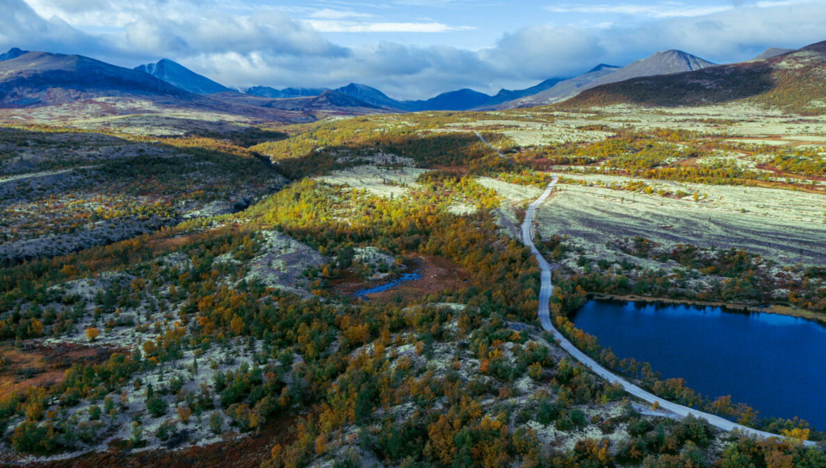 Blick auf den Nationalpark Rondane