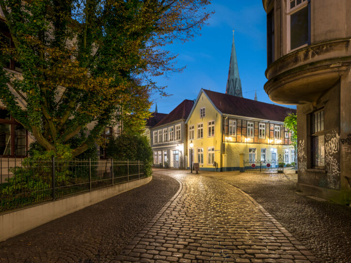 Oldenburger Altstadt am Abend