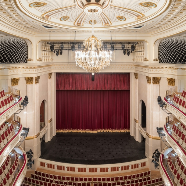 Der Saal der Staatsoper Unter den Linden in Berlin.