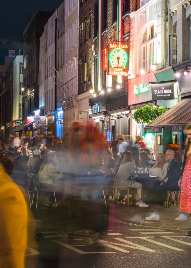 Nachtleben in Soho