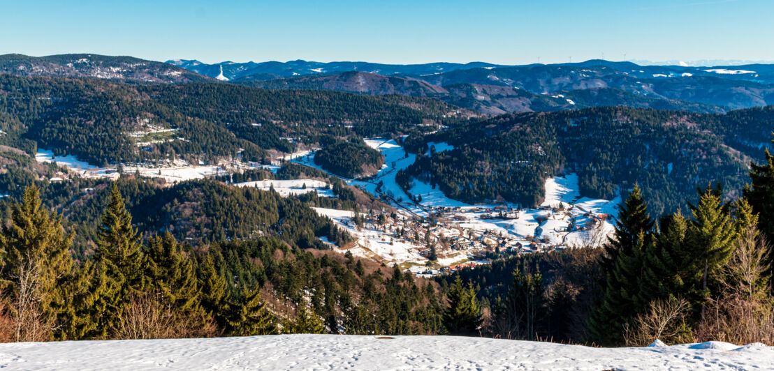 Blick auf Kandern und Malsburg-Marzell