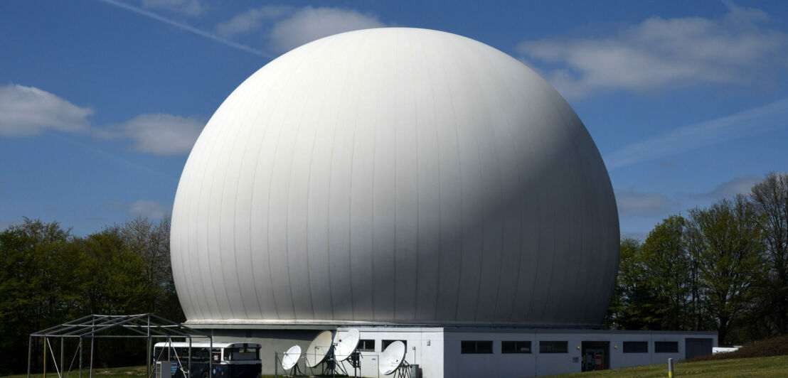 Kugelförmiges Gebäude der Bochumer Sternwarte