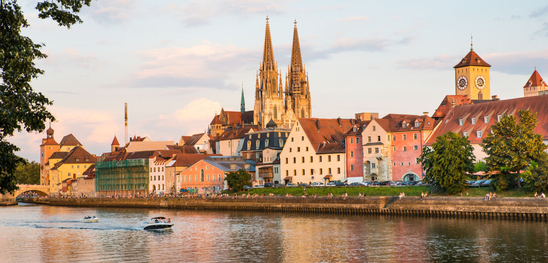 Regensburg in der Abendsonne