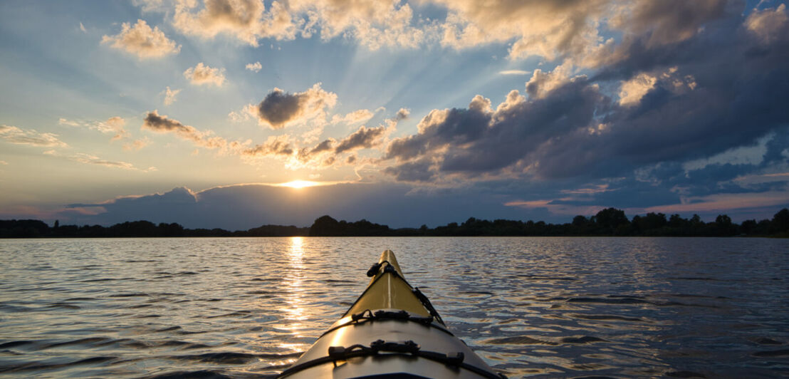 Mit dem Kayak auf dem Plöner See