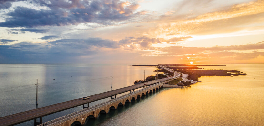 Seven Mile Bridge auf den Florida Keys