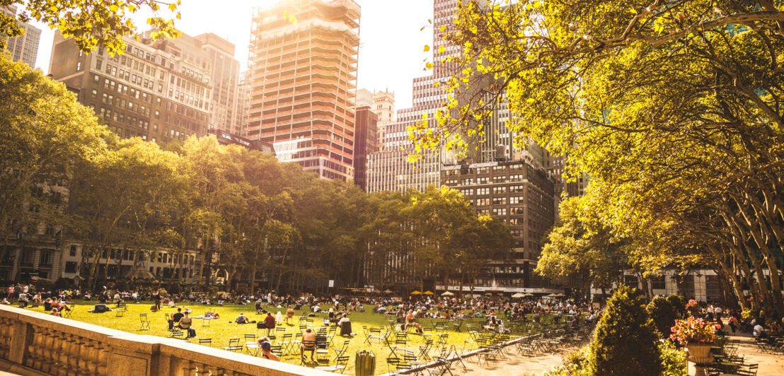 Der Bryant Park im Sommer