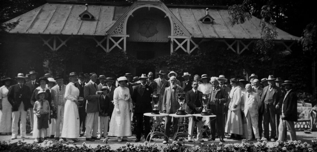 Historisches Foto vom Golfclub Bad Homburg