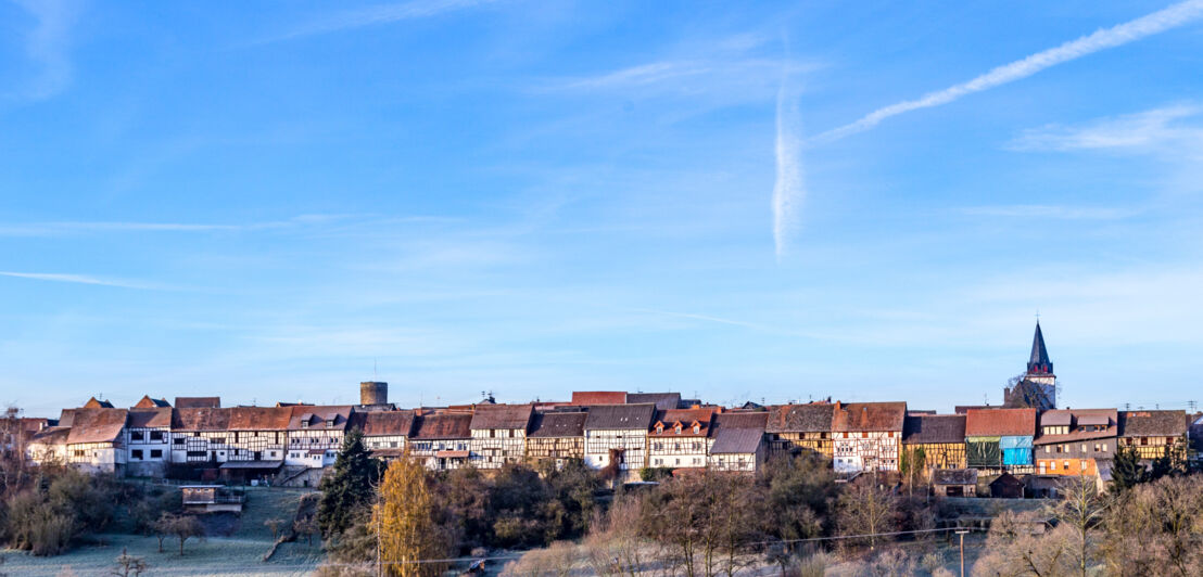 Blick auf eine alte Stadt