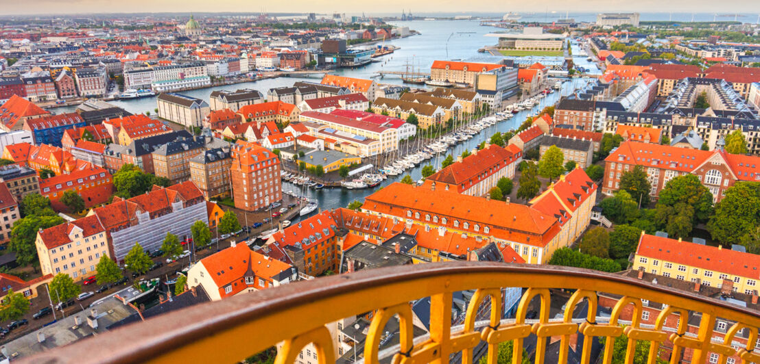 Blick auf Kopenhagen von oben.