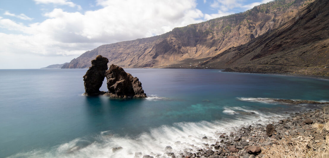 Felsen am Strans Las Playas auf El Hierro.