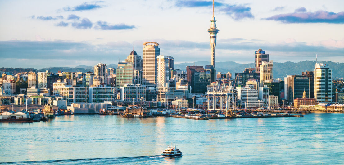 Die Skyline von Auckland