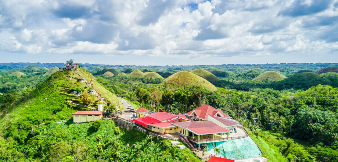 Die Chocolate Hills von Bohol