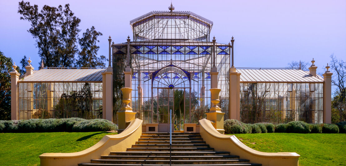 Gewächshaus in viktorianischem Stil im Botanischen Garten von Adelaide