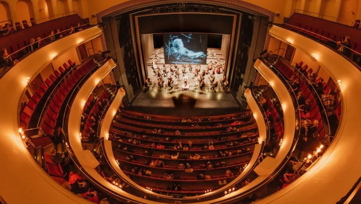 Das große Haus des Staatstheaters in Braunschweig