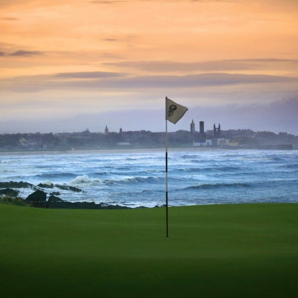 Castle Course von St Andrews Links mit Nordseeblick