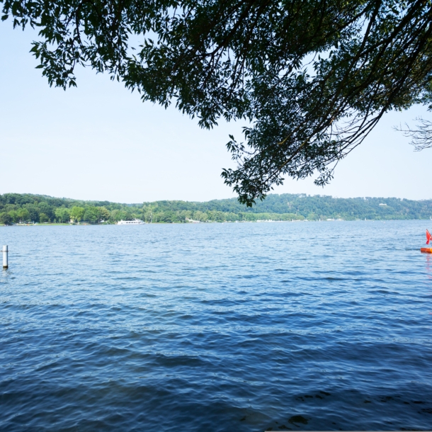 Blick auf den Baldeneysee bei Essen