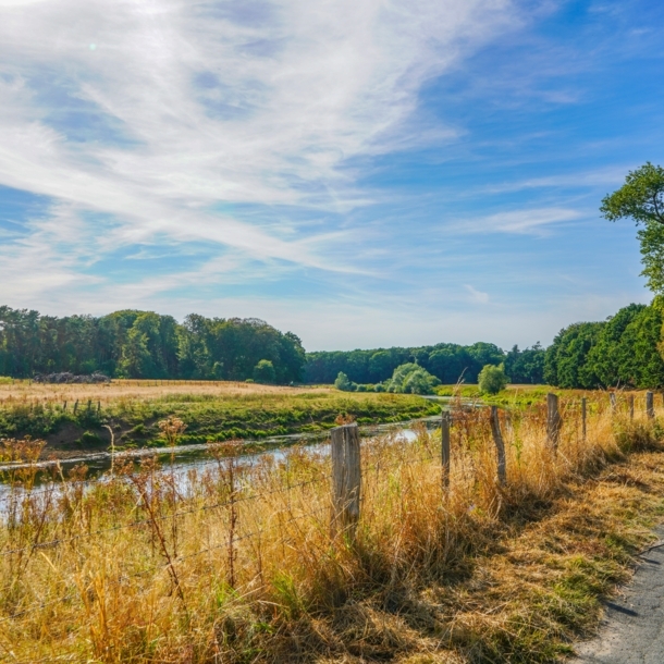 Blick auf die Ems in Ostfriesland