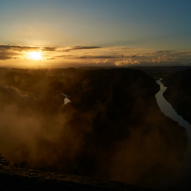 Blick auf die Saarschleife