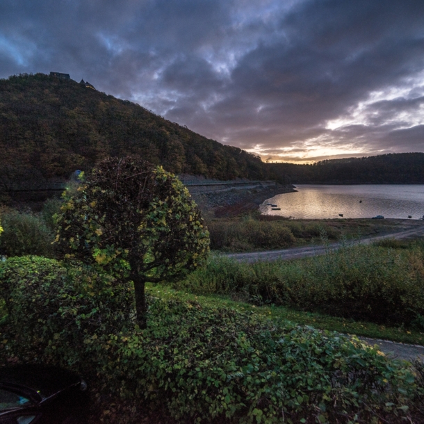 Sonnenuntergang am Edersee