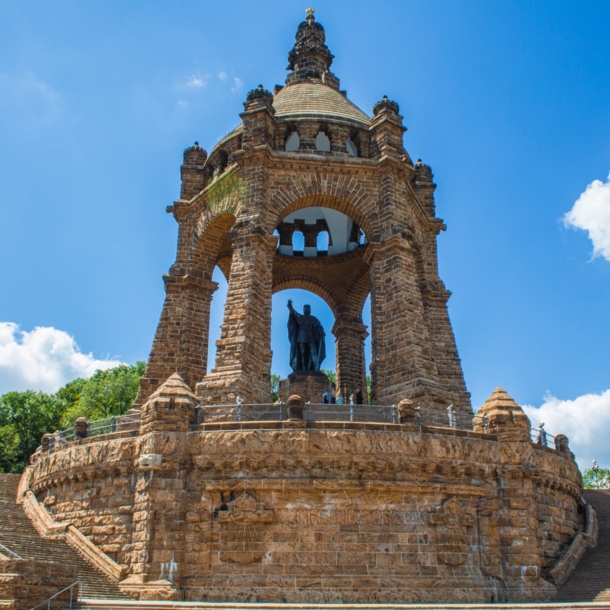 Das Kaiser Wilhelm Denkmal nahe Porta Westfalica