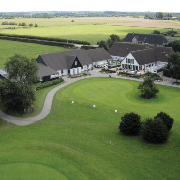 Luftaufnahme vom Golfclub Husumer Bucht