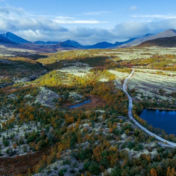 Blick auf den Nationalpark Rondane