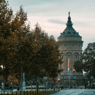 Der Wasserturm, das Wahrzeichen Mannheims