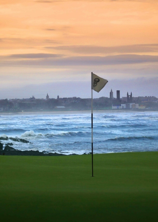 Castle Course von St Andrews Links mit Nordseeblick