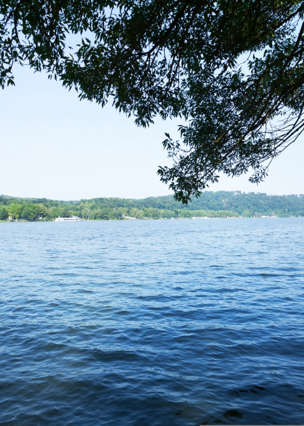 Blick auf den Baldeneysee bei Essen