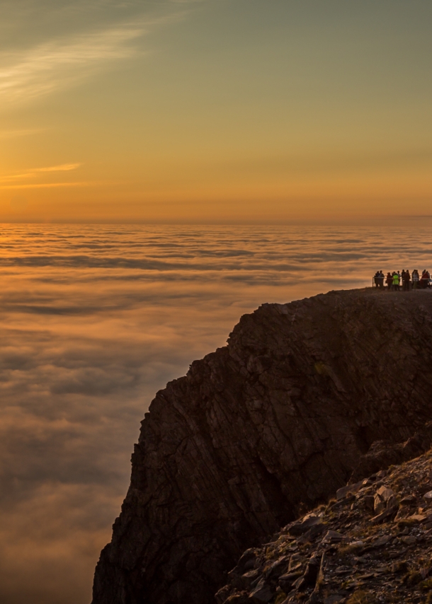 Das Nordkap bei Sonnenuntergang