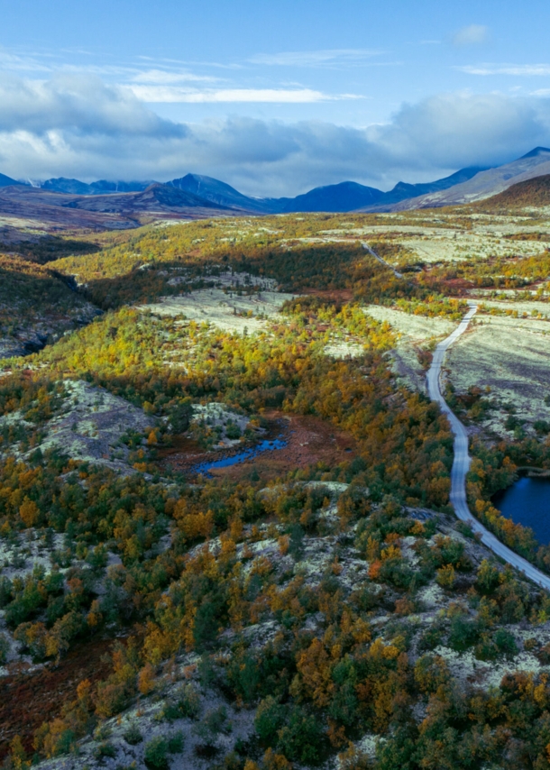 Blick auf den Nationalpark Rondane