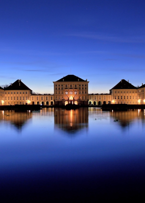 Schloss Nymphenburg bei Nacht