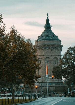 Der Wasserturm, das Wahrzeichen Mannheims