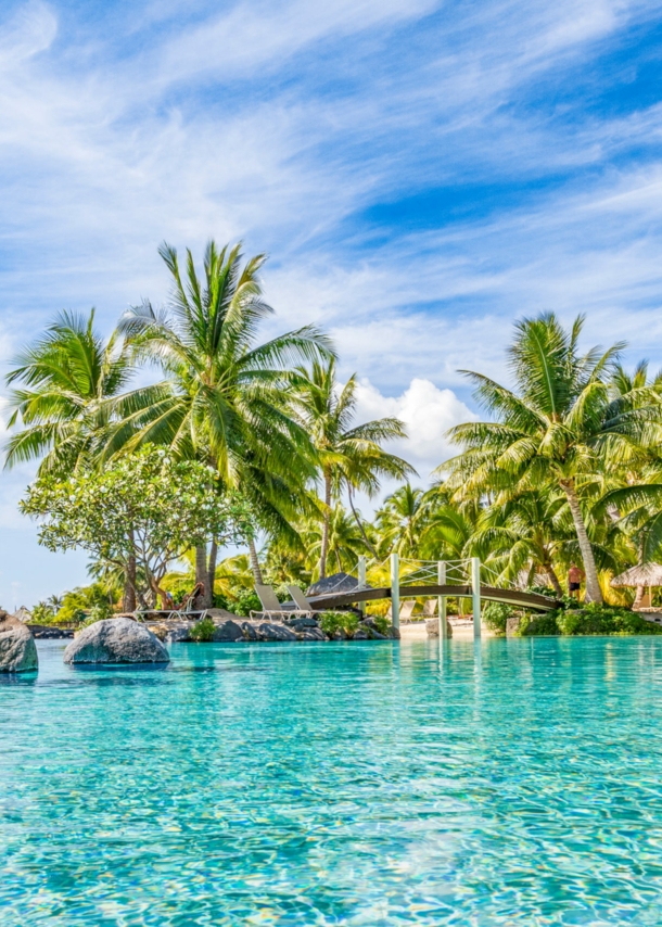 Luxuriöses Resort direkt am Strand von Tahitis Hauptstadt Papeete